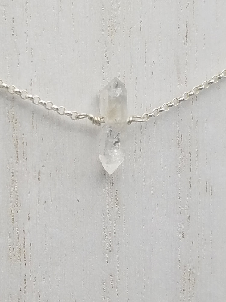 Herkimer Diamond Lucy Necklace on Silver