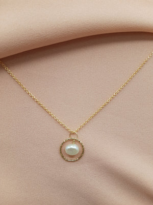 Pearl Passage Necklace on Gold