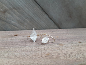 Herkimer Diamond Hoops