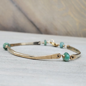 Emerald Trinity Bracelet