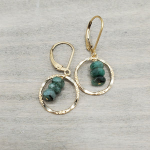 Emerald Passage Earrings