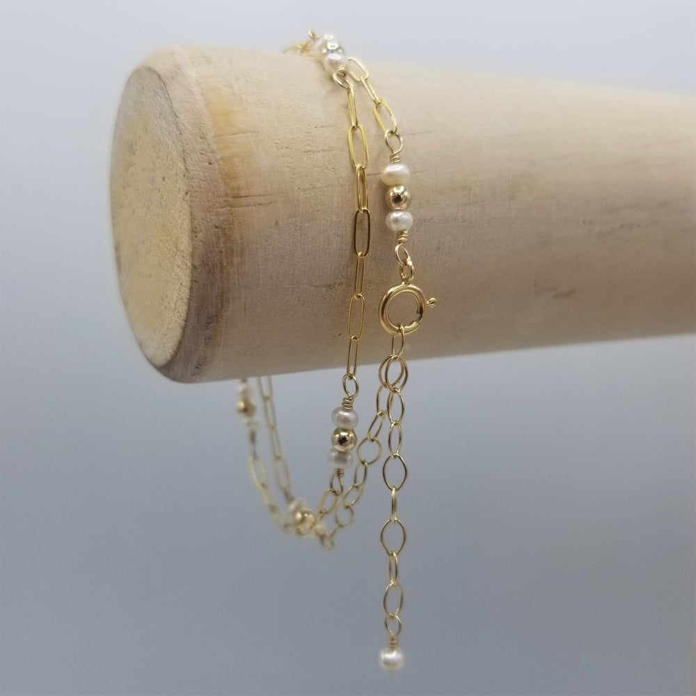 Double Bracelet Gold Wrap Bracelet Gold Double Wrap Chain 