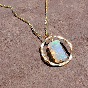 White Opal Passage Necklace